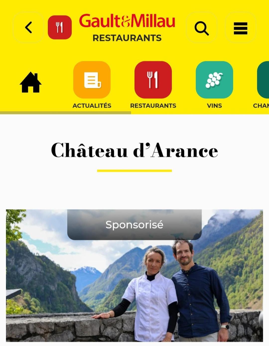 Chateau D'Arance Hotel Restaurant Espace Bien-Etre Cette-Eygun ภายนอก รูปภาพ